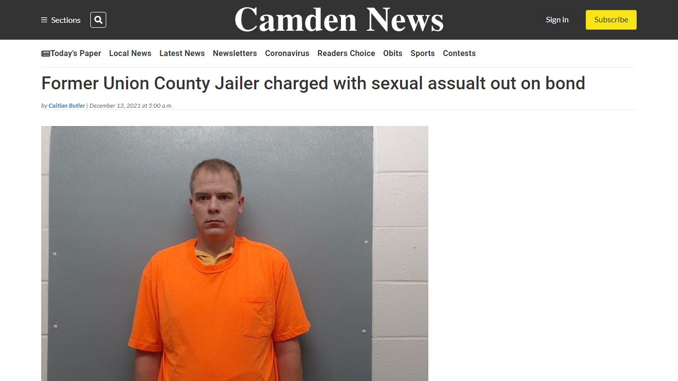 Former Union County Jailer charged with sexual assualt out ...